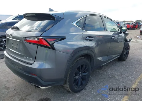 2017 Lexus Nx 200T F Sport из США, поврежденный, VIN JTJYARBZ7H2070513